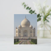 taj mahal front white briefkaart (Staand voorkant)