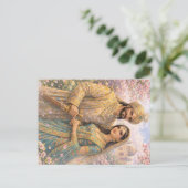 Taj Mahal Frühlingszauber Briefkaart (Staand voorkant)