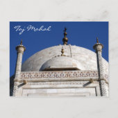 taj mahal gedomineerd briefkaart (Voorkant)