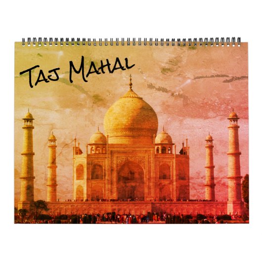 Taj Mahal groot 2026 Kalender (Hoes)