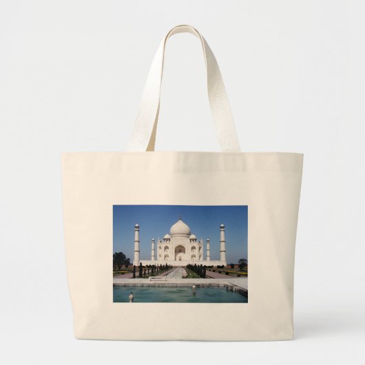 Taj Mahal Grote Tote Bag (Voorkant)