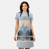 Taj Mahal, Hiroshi Yoshida, Woodcut Schort (Gedragen)