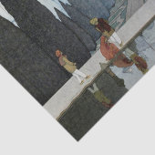 Taj Mahal, Hiroshi Yoshida, Woodcut Tissuepapier (Detail)