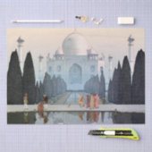 Taj Mahal, Hiroshi Yoshida, Woodcut Tissuepapier (Craft)