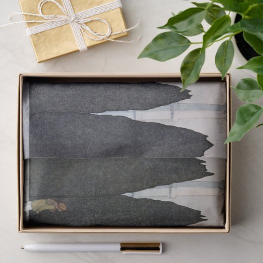 Taj Mahal, Hiroshi Yoshida, Woodcut Tissuepapier (Geschenk)