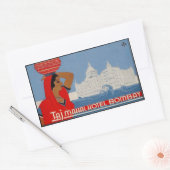 Taj Mahal Hotel (Bombay India) Rechthoekige Sticker (Envelop)