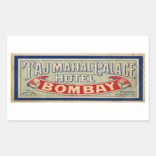 Taj Mahal Hotel Rechthoekige Sticker