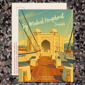 Taj Mahal Houseboat, Sausalito, Californië Reizen Briefkaart