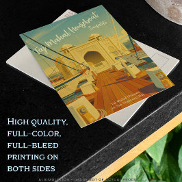 Taj Mahal Houseboat, Sausalito, Californië Reizen Briefkaart