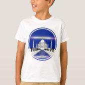 Taj Mahal illustratie T-shirt (Voorkant)