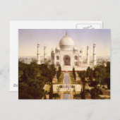 Taj Mahal in Agra India Briefkaart (Voorkant / Achterkant)