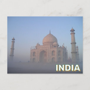 Taj Mahal in Agra, India Briefkaart