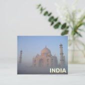 Taj Mahal in Agra, India Briefkaart (Staand voorkant)