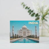Taj Mahal in Agra, India Briefkaart (Staand voorkant)