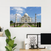 Taj Mahal in Agra India Poster (Thuiskantoor)