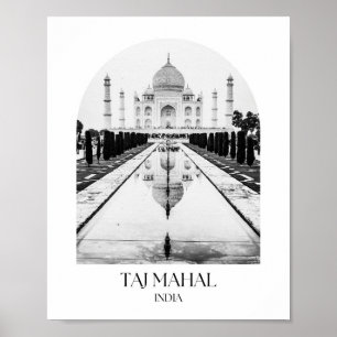 Taj Mahal India Arch Fotoprint Poster