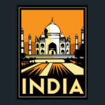 taj mahal india art deco retro vintage poster<br><div class="desc"></div>