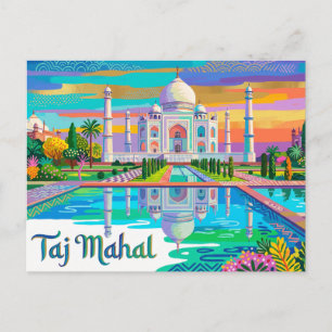Taj Mahal India Briefkaart