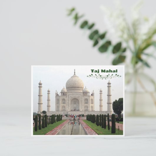 Taj Mahal - India Briefkaart (Staand voorkant)