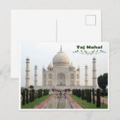 Taj Mahal - India Briefkaart (Voorkant / Achterkant)