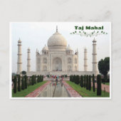 Taj Mahal - India Briefkaart (Voorkant)