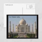 taj mahal india briefkaart (Voorkant / Achterkant)