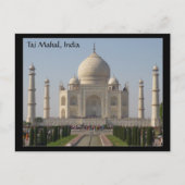 taj mahal india briefkaart (Voorkant)