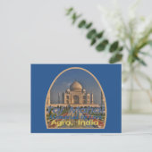 TAJ MAHAL India Briefkaart (Staand voorkant)