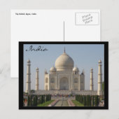 taj mahal india briefkaart (Voorkant / Achterkant)