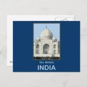 Taj Mahal India Briefkaart (Voorkant / Achterkant)
