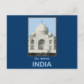 Taj Mahal India Briefkaart (Voorkant)