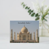 taj mahal india briefkaart (Staand voorkant)