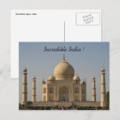 taj mahal india briefkaart (Voorkant / Achterkant)