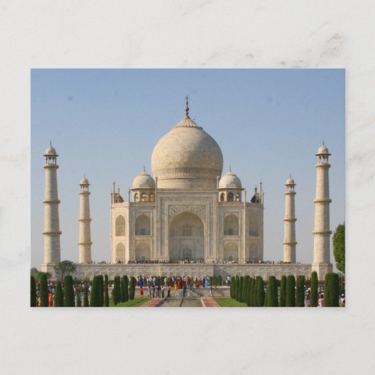 taj mahal india briefkaart (Voorkant)