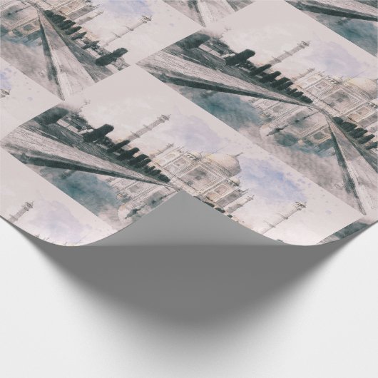 Taj Mahal, India Cadeaupapier (Hoek)