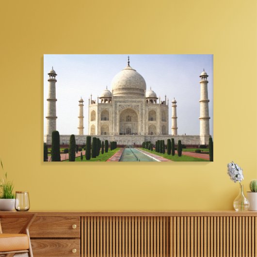 Taj Mahal, India Canvas Afdruk (Insitu (Woonkamer))
