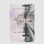 Taj Mahal, India Golfhanddoek (Voorkant)