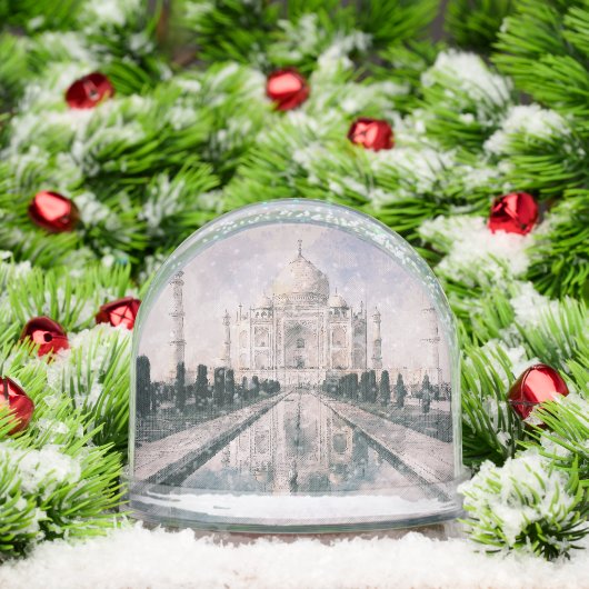 Taj Mahal India – India Travel Souvenir & Romantic Sneeuwbol (Kerstmis)