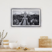 Taj Mahal India  jaren 1920 Poster (Keuken)