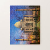 Taj Mahal India Jigzaag Puzzle Legpuzzel (Verticaal)