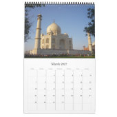 Taj Mahal India Kalender (Mar 2027)
