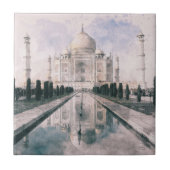 Taj Mahal India Keramische Tegel – Iconische Mugha Tegeltje (Voorkant)