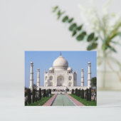 Taj Mahal, India "Kroon van het Paleis" Briefkaart (Staand voorkant)