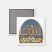 TAJ MAHAL India Magneet (Voorkant / Achterkant)