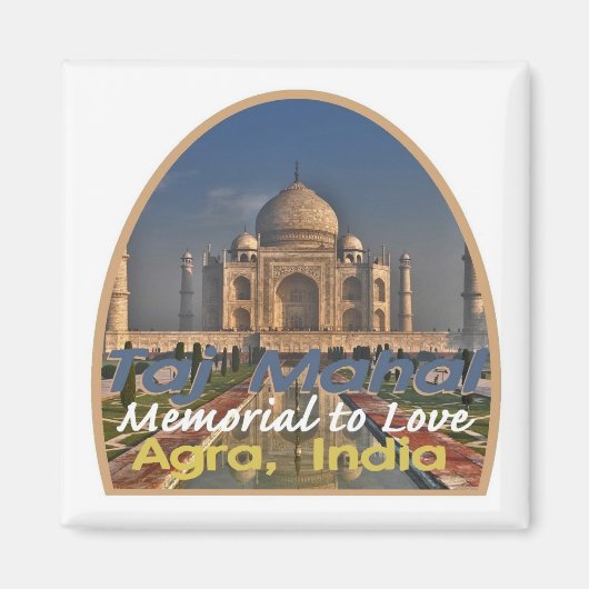 TAJ MAHAL India Magneet (Voorkant)