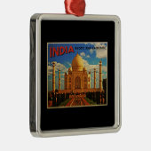Taj Mahal India Metalen Ornament (Rechts)