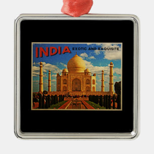 Taj Mahal India  Metalen Ornament