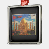 Taj Mahal India Metalen Ornament (Links)