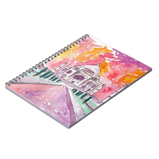 Taj Mahal India Notitieboek (Linkerzijde)