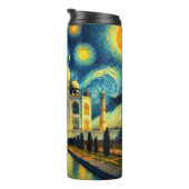 Taj Mahal India Sterrennacht Thermosbeker (Geroteerd rechts)